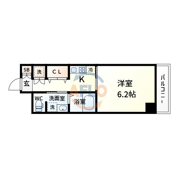 十三本町ウインズマンションⅡの間取り|十三本町ウインズマンションⅡ　間取り