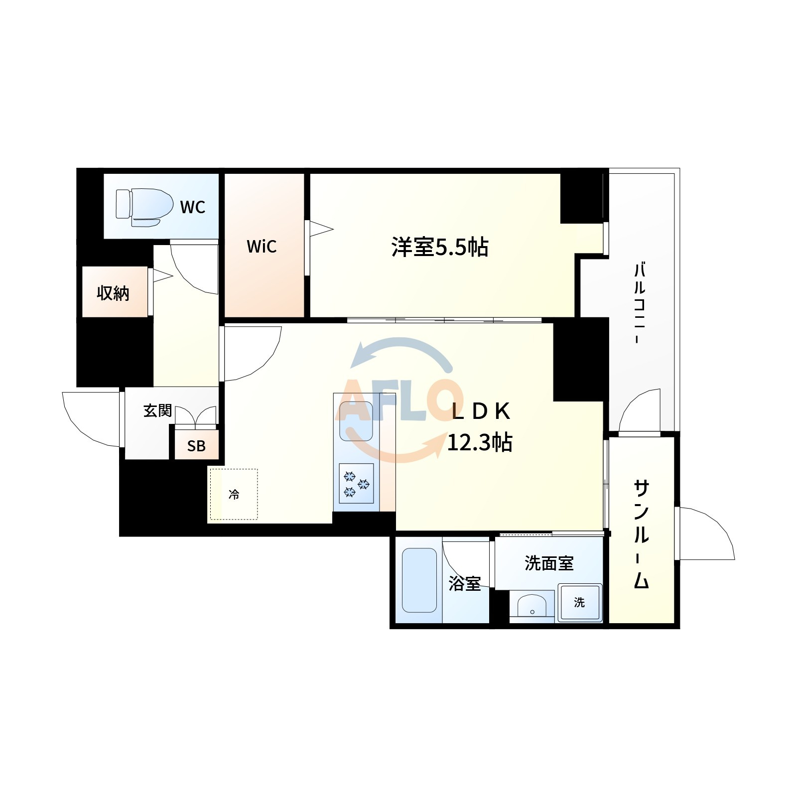 セレジェイラ江坂の間取り|CEREJEIRA江坂　間取り