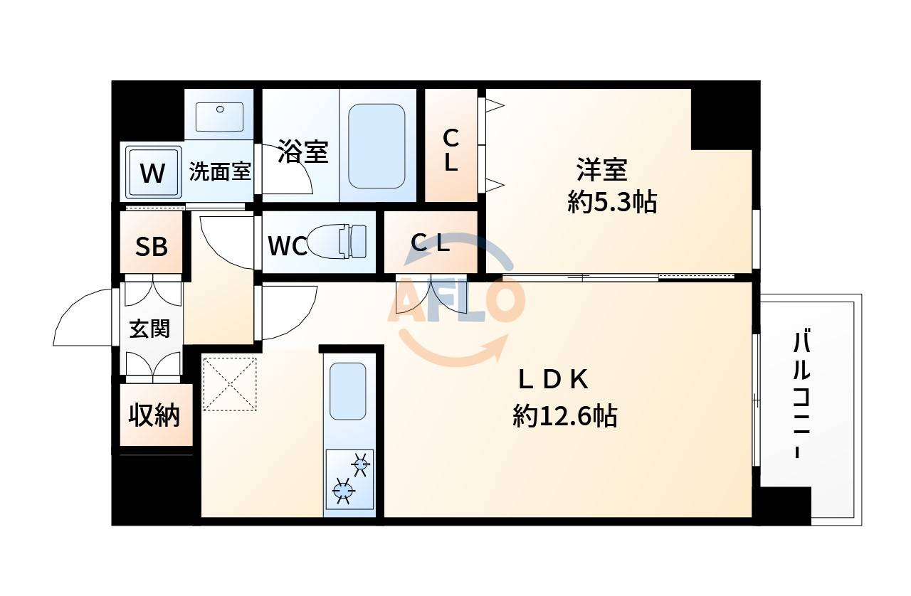 スプランディッド江坂駅前の間取り|スプランディッド江坂駅前　間取り