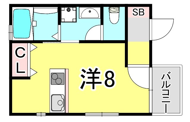 レジデンス駒ヶ林ウエストの間取り
