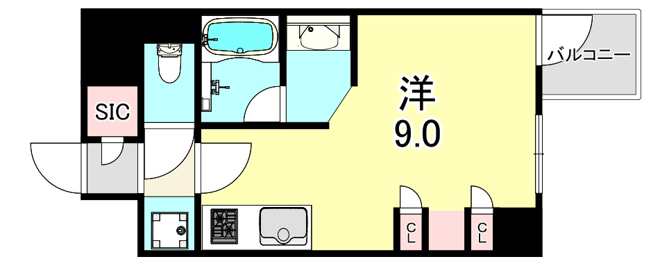 KDX堺筋本町レジデンスの間取り