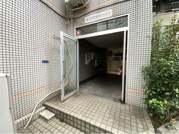 ソシオ塚本ハイツのエントランス|清潔なエントランスです