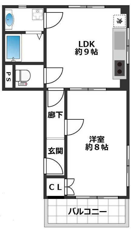 アイランド愛和の間取り