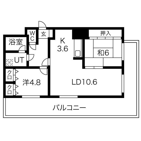 パークプラザ鷹取の間取り