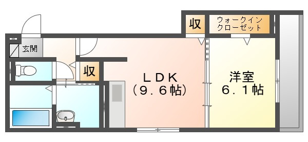 タウン清心の間取り
