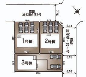 【区画図】 | クレイドルガーデン光市中央第10　三号地