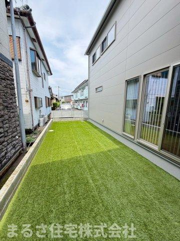 OKHモデル　1号棟の庭