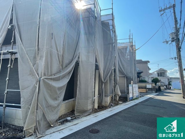 ■枚方市招提大谷　新築一戸建ての外観|現在の進捗状況です！順調に作業進行中、完成が待ち遠しいです！詳細の間取り等、お気軽にお問い合わせください！