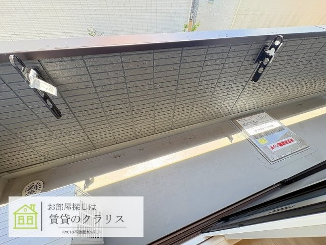 アレ・デ・フルール西向日駅前A棟のバルコニー