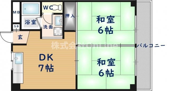 【間取り】 | サンハイツ大和