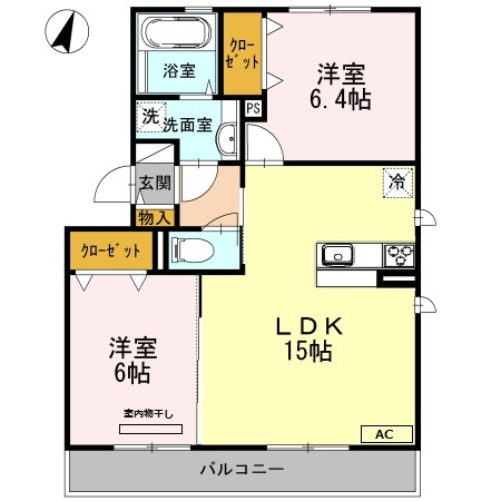 ソノーレ鈴蘭の間取り