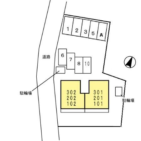 ソノーレ鈴蘭の区画図