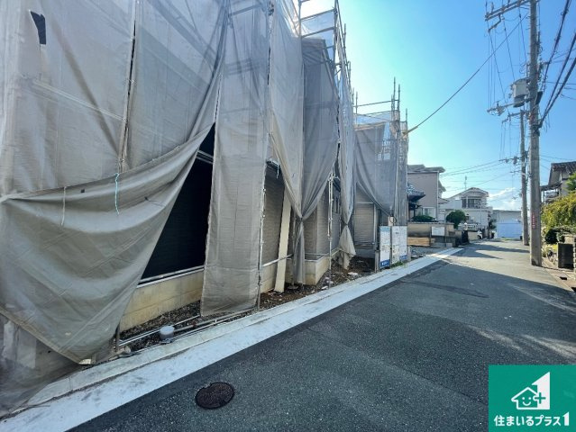 ■枚方市招提大谷　新築一戸建ての外観|現在建築中！落ち着いた街並みで新生活を始めることが出来そう！周辺の物件も併せてご紹介させて頂きます！
