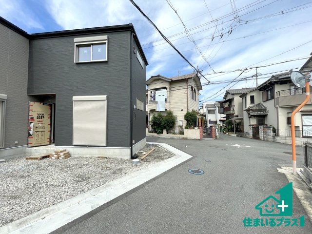 ■枚方市招提大谷　新築一戸建ての外観|現在建築中！落ち着いた街並みで新生活を始めることが出来そう！周辺の物件も併せてご紹介させて頂きます！