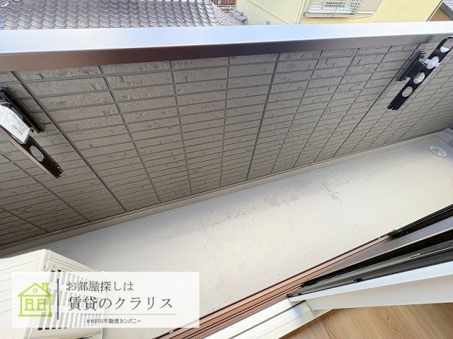 アレ・デ・フルール西向日駅前B棟のバルコニー