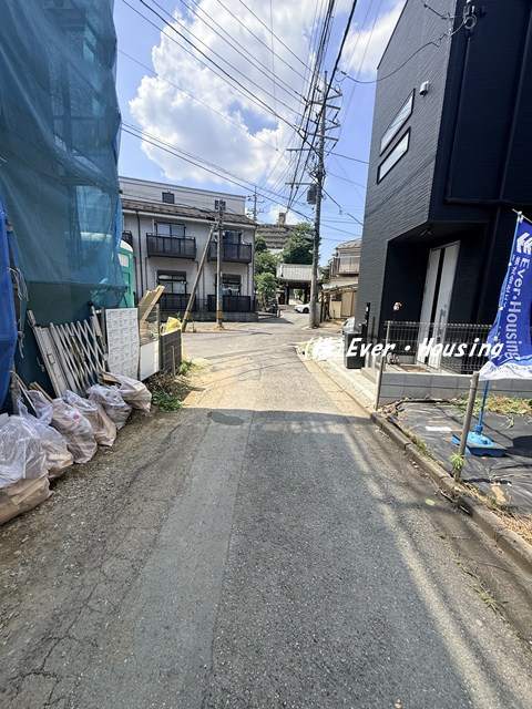 和光市白子2丁目　建築条件付き売地　土地分譲可能の前面道路含む現地写真