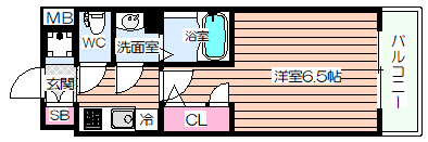 【間取り】 | JMFレジデンス海老江