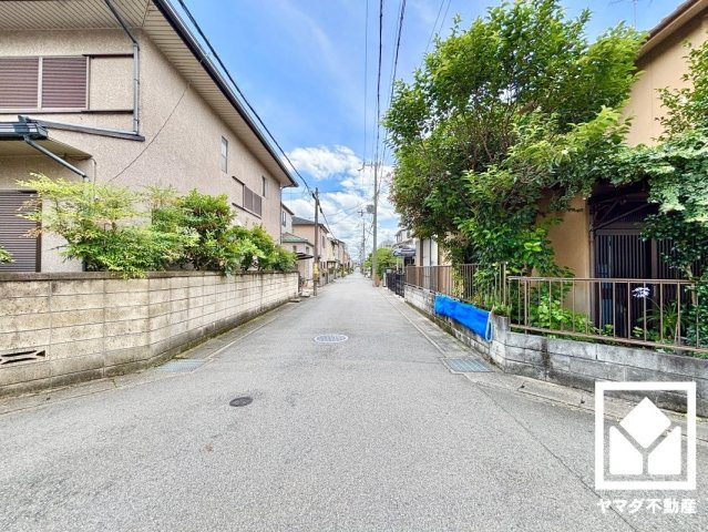 伏見区向島二ノ丸町　2期の前面道路含む現地写真