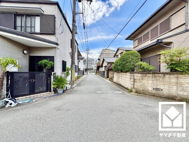 伏見区向島二ノ丸町　2期の前面道路含む現地写真