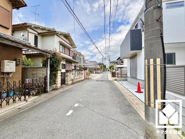 伏見区向島二ノ丸町　2期の前面道路含む現地写真