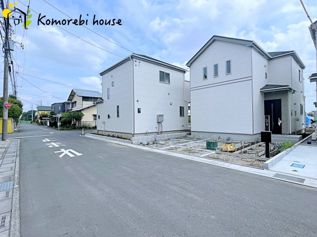 伊奈町栄1丁目46番　新築一戸建て　ハートフルタウン　Gの前面道路含む現地写真|26.8.22　撮影済み