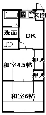 光南ハイツの間取り