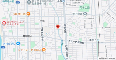 【地図】 | ハーモニーテラス荒中町Ⅱ