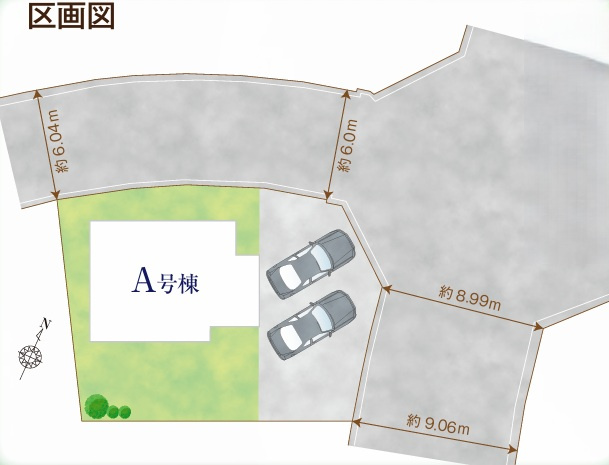船橋市小室町２８７９番の区画図