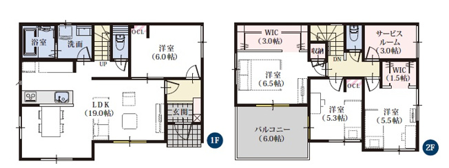 【間取り】 | 富士市国久保三丁目4期　新築戸建て　全1棟