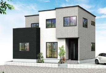 【外観パース】 | 富士市国久保三丁目4期　新築戸建て　全1棟 | 外観パース