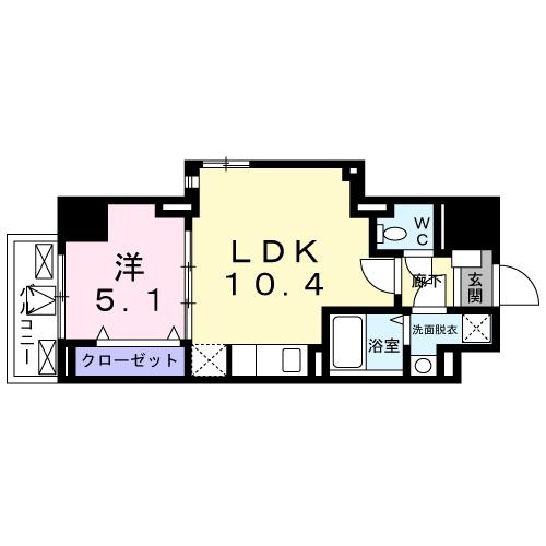 ヴィラ　フェリシア　小台橋の間取り