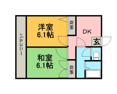 リバーサイドハイムの間取り