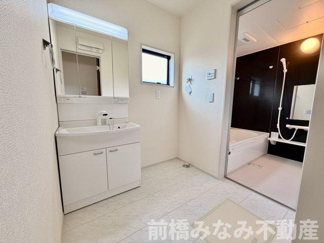 【新築】前橋市上増田町第3　限定１棟　リーブルガーデン　新築建売の独立洗面台|独立洗面化粧台付き
