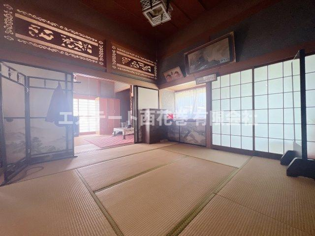 花巻市田力　土地建物の和室
