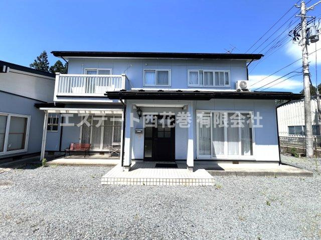 花巻市田力　土地建物の外観