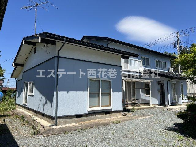 花巻市田力　土地建物の外観