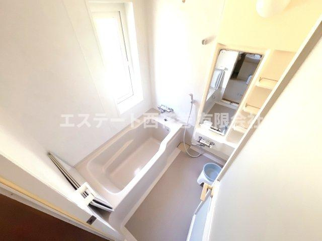 花巻市田力　土地建物の浴室