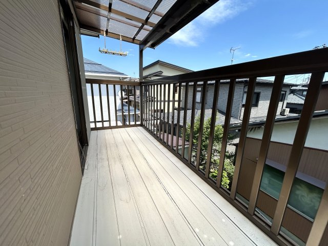 新潟市東区中野山6丁目のバルコニー