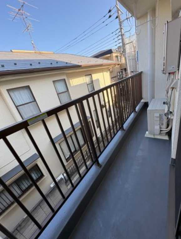 ウエスティン駒沢　二人入居可　管理人巡回　独立洗面台のバルコニー