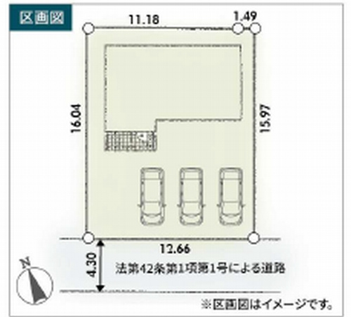 【仲介手数料０円】秦野市第4渋沢　新築一戸建ての区画図|秦野市第4渋沢　新築一戸建て