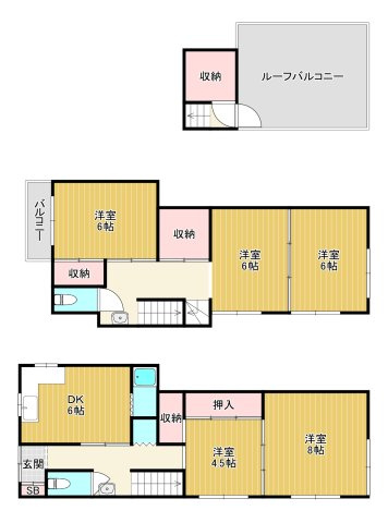 【間取り】 | 鴫野西1丁目戸建