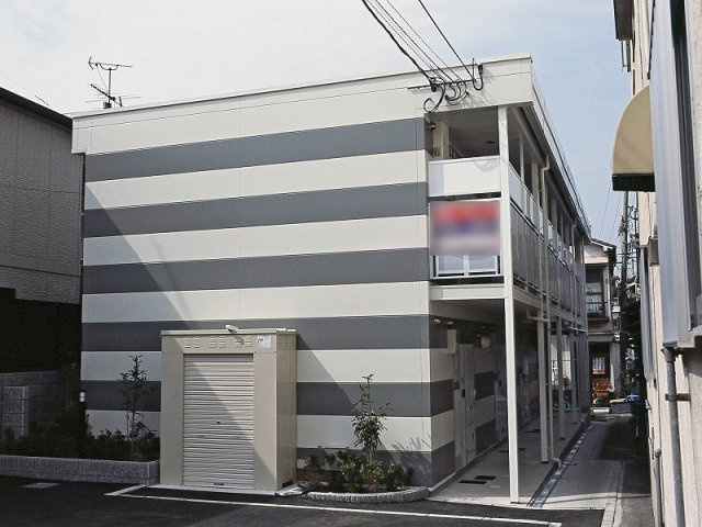 レオパレスみくりやの外観|きれいな外観です