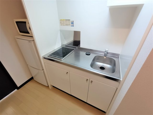 レオネクストＮａｋａｊｙｕのキッチン|コンロは２口コンロです。
