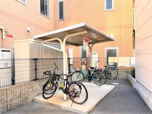 レオパレスビレックのその他|駐輪スペースです。
