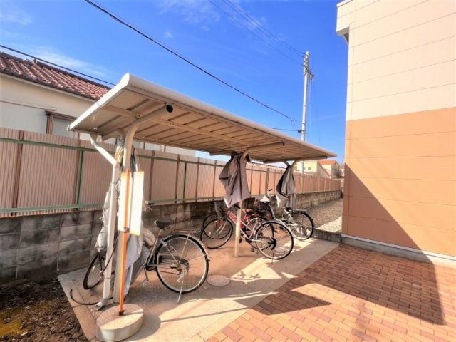 レオパレスアルフのその他|駐輪スペースです。