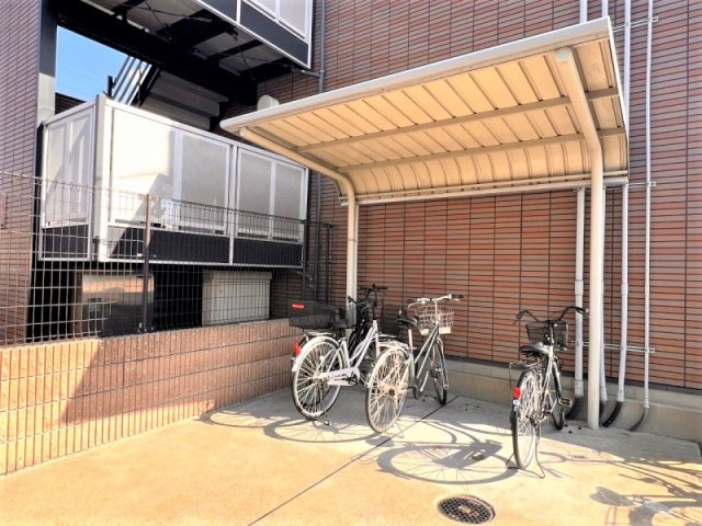 レオパレスきずりのその他|駐輪スペースです。
