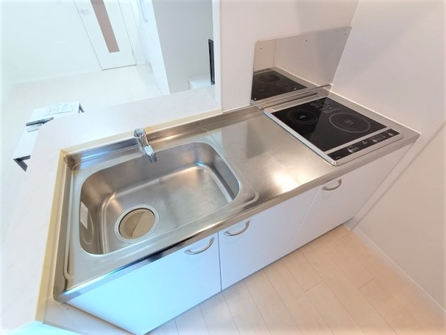 レオネクストウッドのキッチン|コンロは２口コンロです。