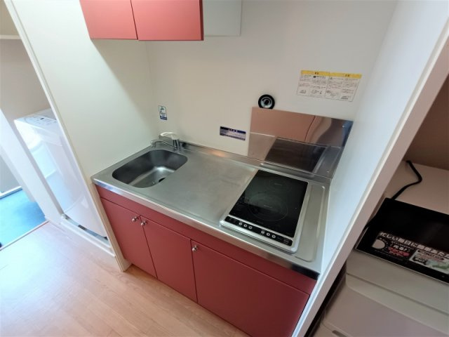 レオパレスサンマルクのキッチン|コンロは２口コンロです。
