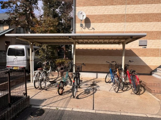 レオパレスルサルカのその他|駐輪スペースです。