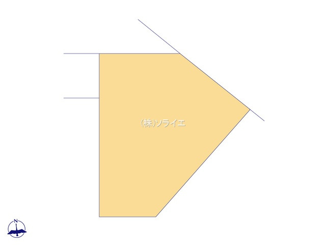 所沢市東狭山ケ丘１丁目　中古戸建の区画図|2026/6/23 撮影
